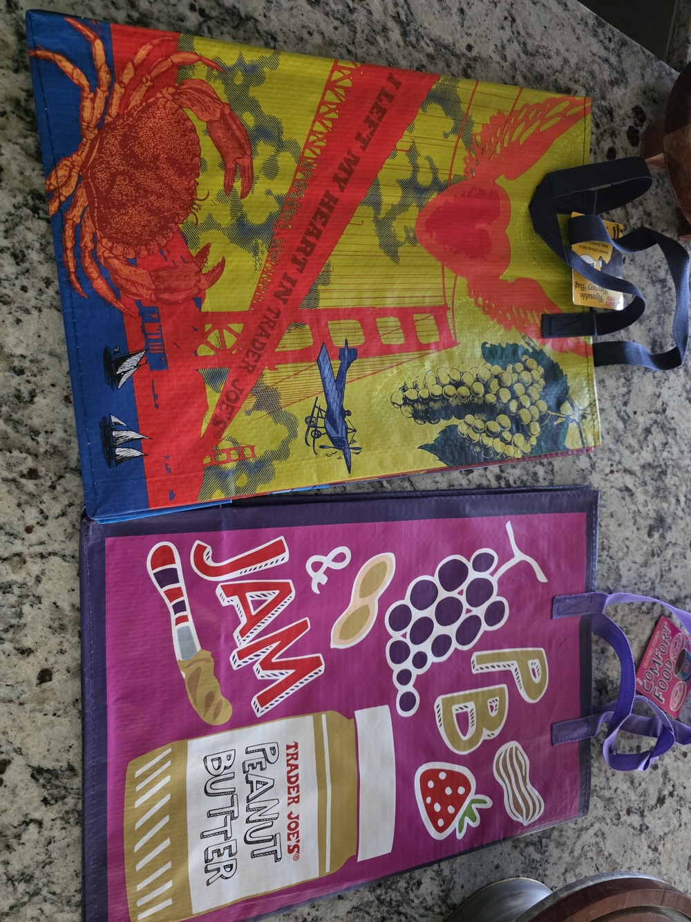Reusable Trader Joe's Bags - Two Sided